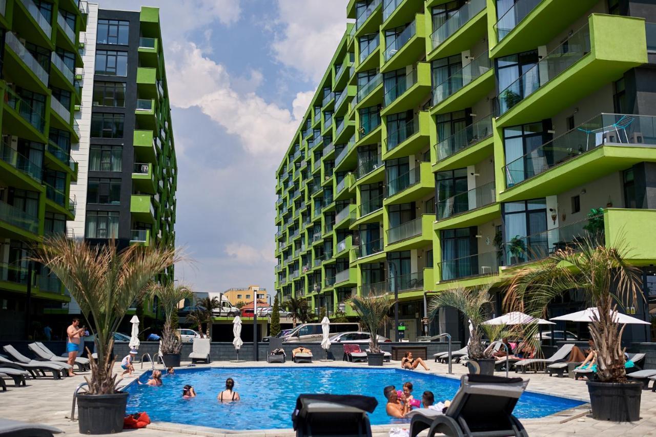 Coral Aparthotel Pool & Spa Mamaia Nord Navodari Ngoại thất bức ảnh